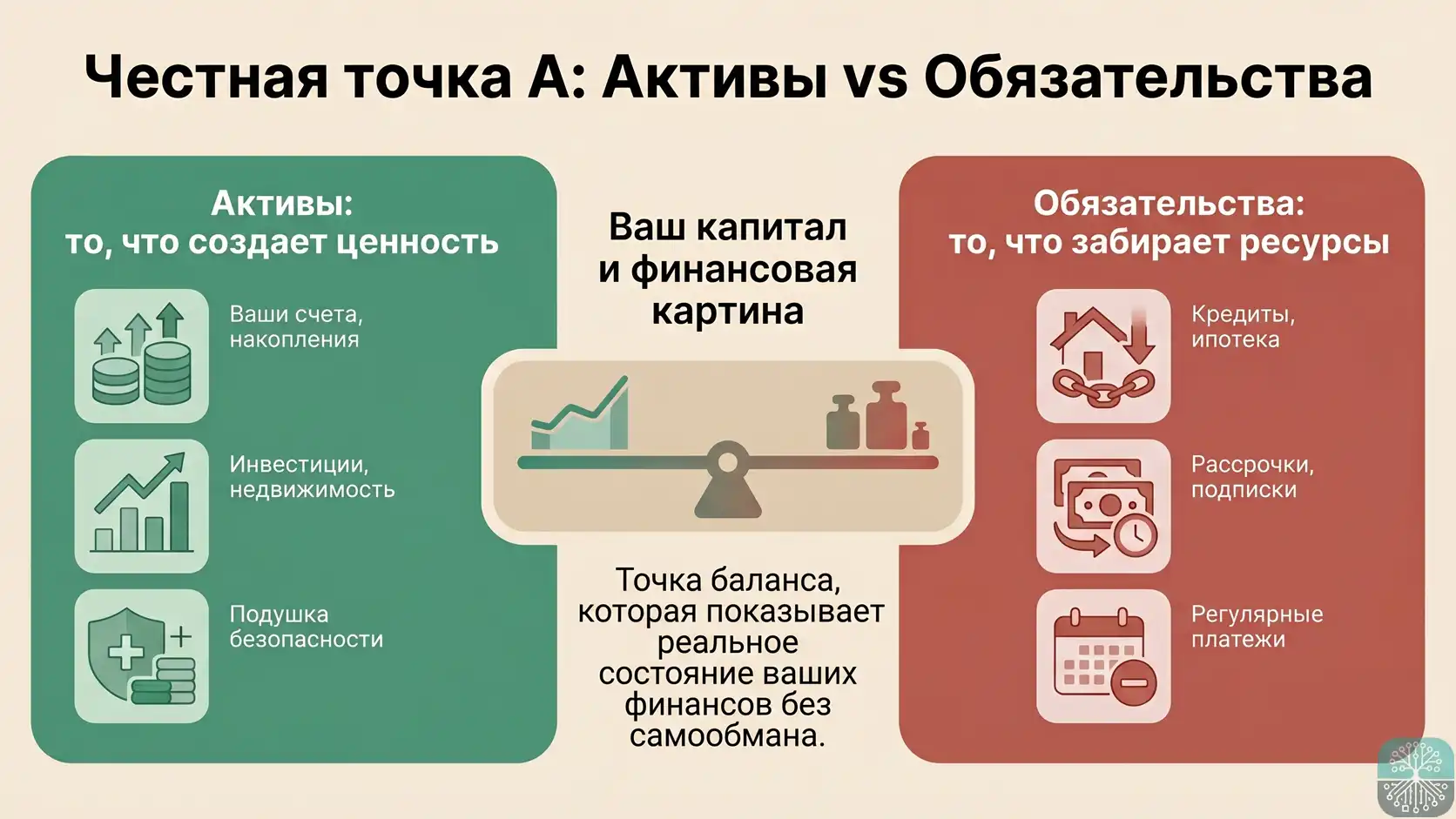 Активы и обязательства