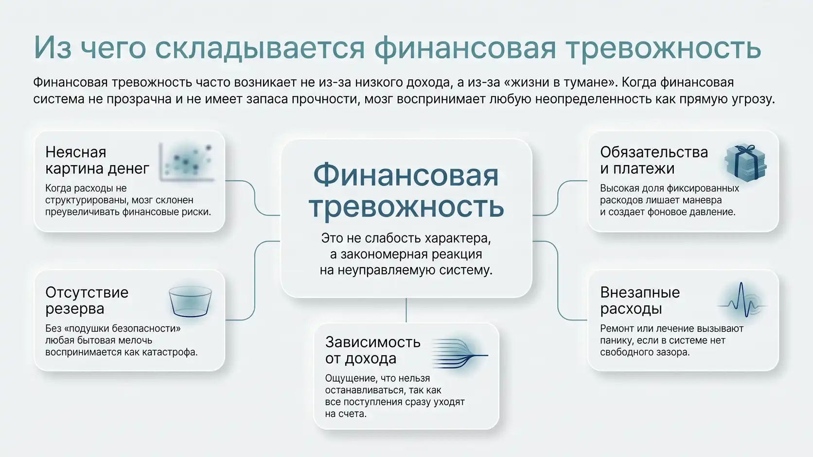 из чего складывается финансовая тревожность