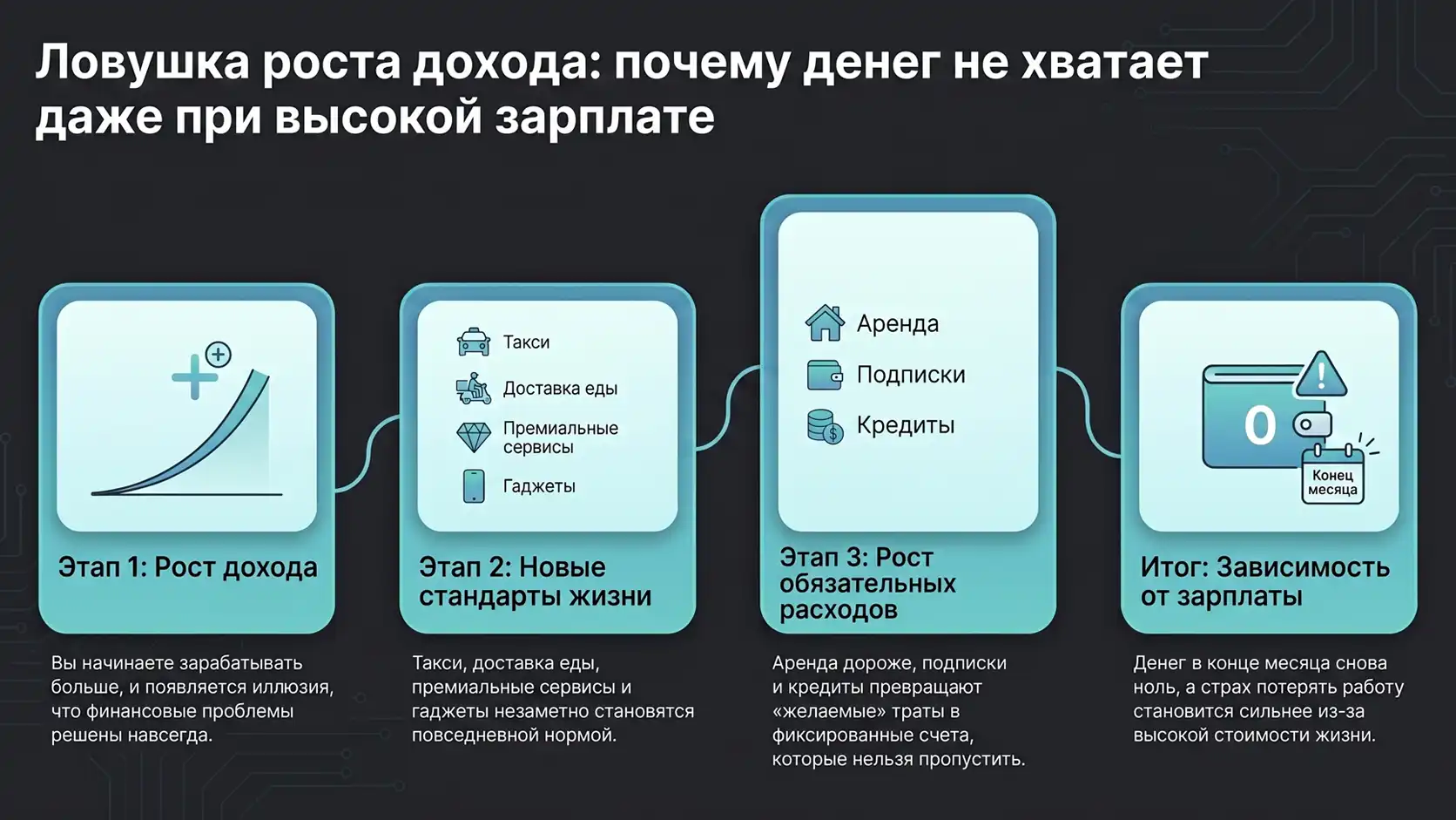 почему рост дохода не решает проблему жизни от зарплаты до зарплаты