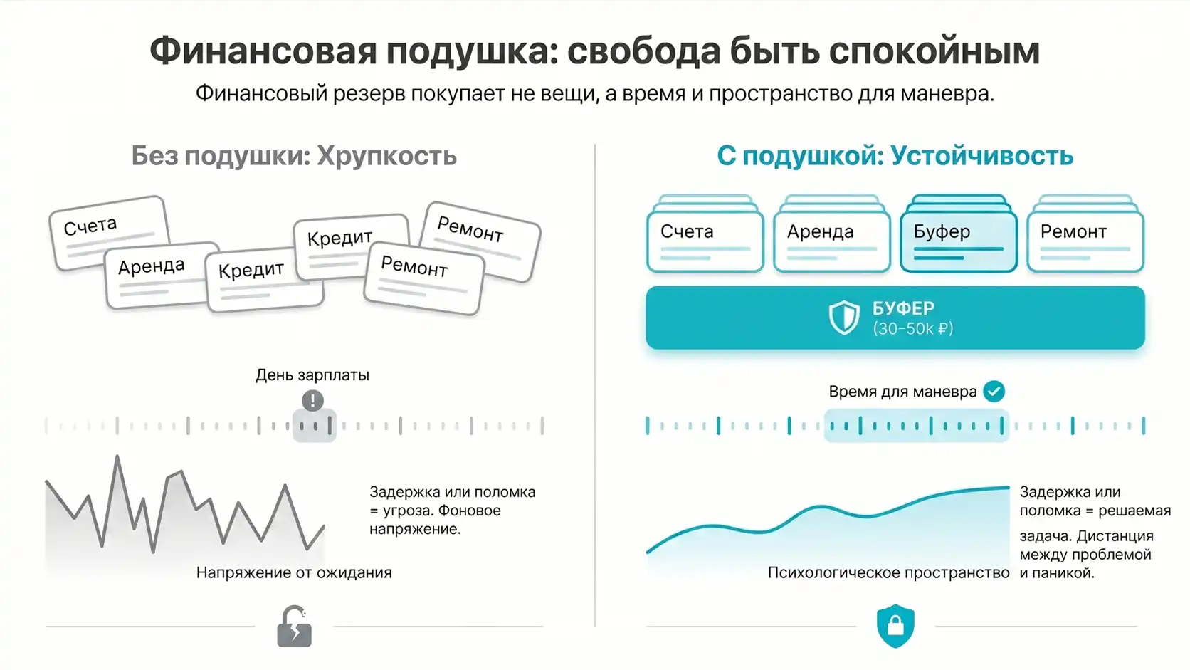 что дает финансовая подушка