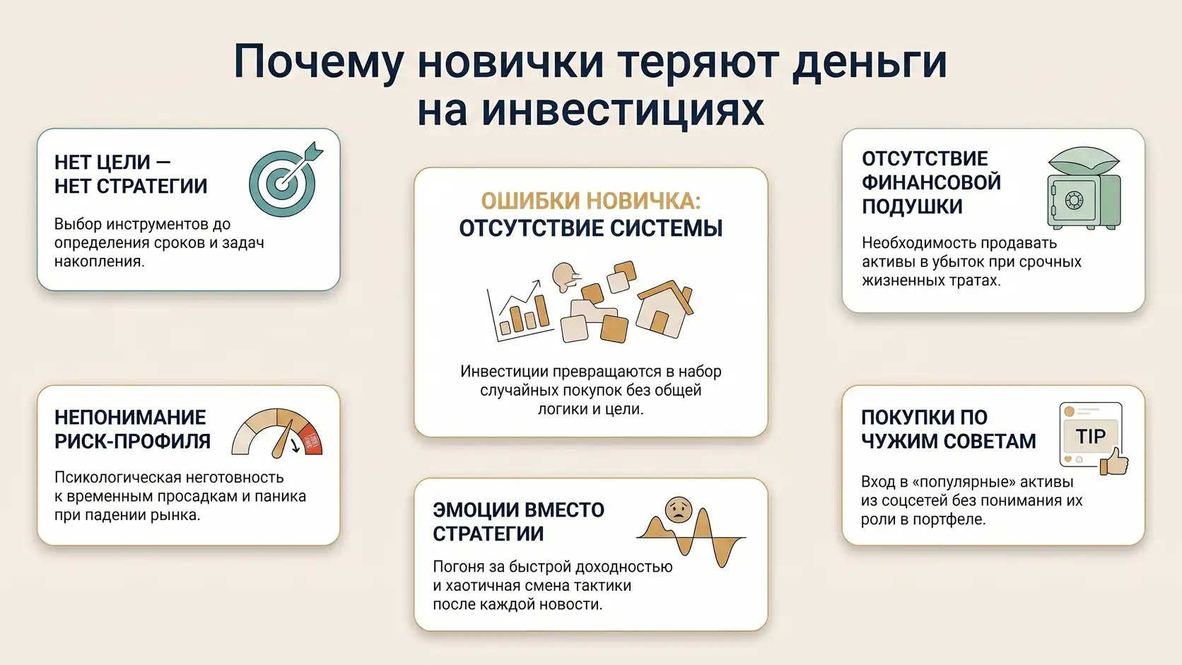 почему новички теряют деньги на инвестициях